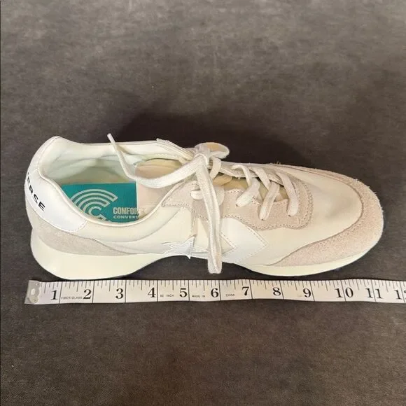 Converse Omega Unisex Gender Inclusive Beige White Sneakers Size 9 Unisex NEW - Picture 14 of 16